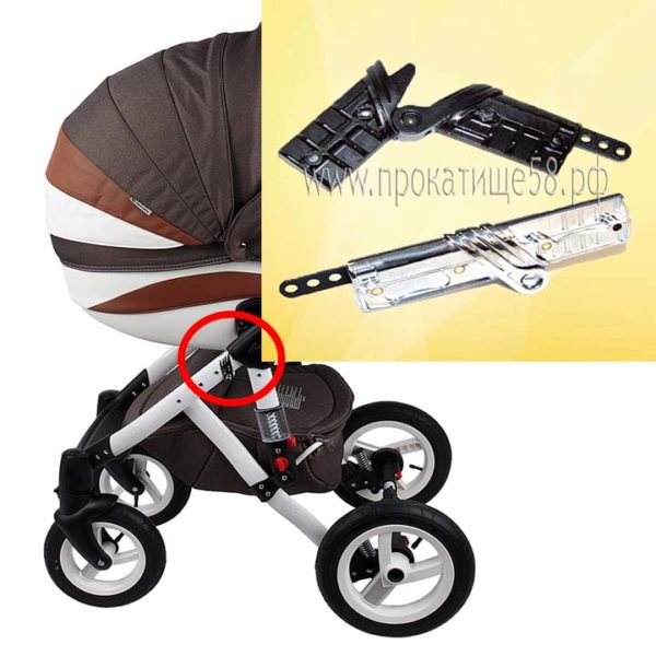 Механизм складывания детской коляски Adamex
